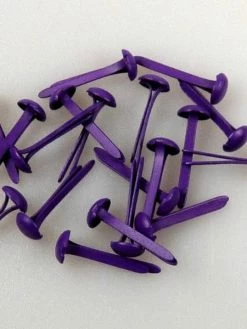 40 Attaches Parisiennes Rondes Couleurs Violettes Nellie Snellen