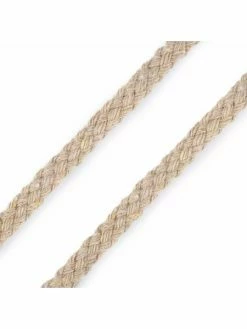 Czech Beads Exclusive 45m De La Toile De Jute Torsadé Cordon En Coton / String Ø5mm, Cordon De Soutache, Cordon Macrame, C