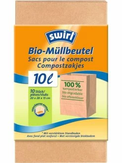 Swirl Sacs Poubelle Pour Déchets Verts 10 L, 10 Pièce/s - Sacs Poubelle
