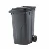 Verwo Conteneur En Plastique Avec Couvercle 240 L, Anthracite - Conteneur à Déchets