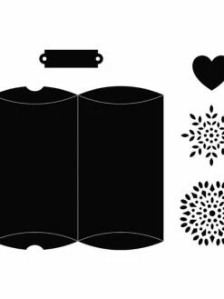 Artemio 5 Matrice De Découpe Boîte Coussin 8 X 14,5 Cm