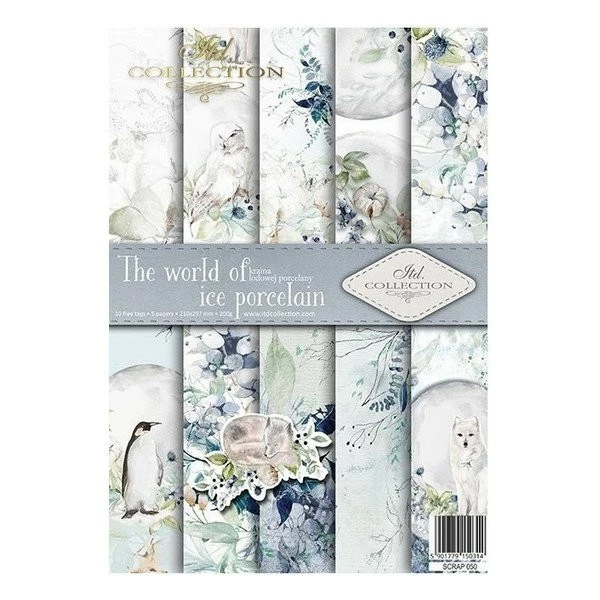 5 Papiers Scrapbooking 21 X 29.7 Cm ITD Collection THE WORLD OF ICE POCELAIN 1 5 Papiers Scrapbooking 21 X 29.7 Cm ITD Collection THE WORLD OF ICE POCELAIN