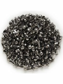 AUTRE 50 Attaches Parisiennes Rondes Chrome