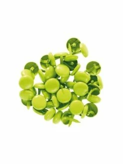 50 Brads / Attaches Parisiennes Vert – 8 Mm – Kesi'Art