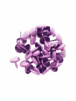 50 Brads / Attaches Parisiennes Violet – 8 Mm – Kesi'Art