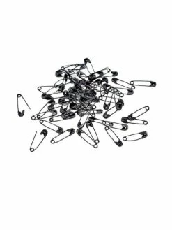 Creationloisirs 500 Épingle à Nourrice Noir, 20 X 5 Mm