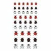 Artemio 54 Stickers Puffies Coccinelles
