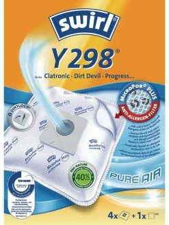 Swirl Sac Filtrant Pour Aspirateur Y 298 4 Pièce/s - Sac à Poussière