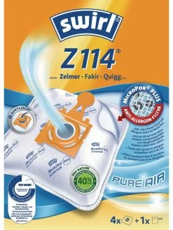 Swirl Sac Filtrant Pour Aspirateur Z 114 4 Pièce/s - Sac à Poussière