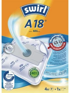Swirl Sac Filtrant Pour Aspirateur A 18 4 Pièce/s - Sac à Poussière