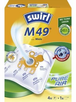 Swirl Sac Filtrant Pour Aspirateur M 49 4 Pièce/s - Sac à Poussière