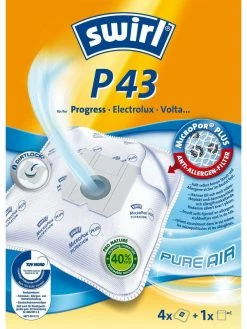 Swirl Sac Filtrant Pour Aspirateur P 43 4 Pièce/s - Sac à Poussière