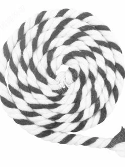 Czech Beads Exclusive 5m 16 4 Pi 5 5yrd Blanc à Rayures Noires, Naturel De Corde Torsadée Artisanat Tissage Macramé De Per