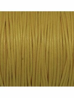 La Cuisine Des Perles 5m Cordon Coton Ciré 1,5mm De Couleur Jaune Bouton D'or, Paille