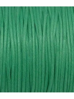 La Cuisine Des Perles 5m Cordon Coton Ciré 1,5mm De Couleur Vert D'eau