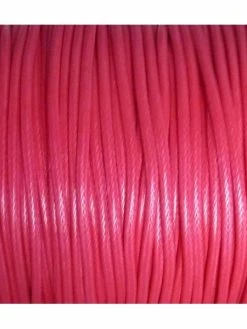 La Cuisine Des Perles 5m Cordon Polyester Enduit 2mm Souple Imitation Cuir Rose Fuchsia Quasi Fluo