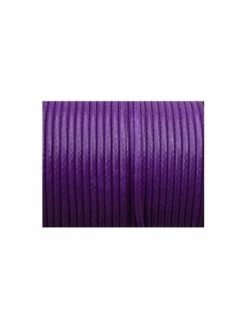 La Cuisine Des Perles 5m Cordon Polyester Enduit Souple 1,5mm Imitation Cuir De Couleur Violet
