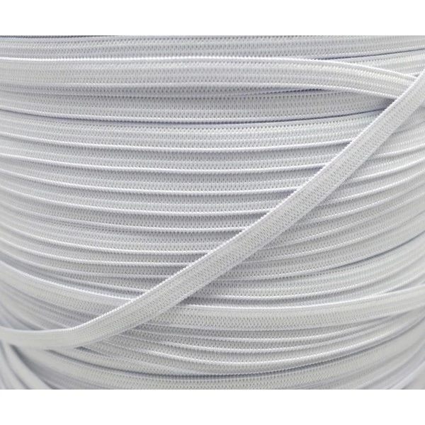 La Cuisine Des Perles 5m Elastique Plat Blanc 6mm Souple - Tresse Élastique 6mm - Ruban Élastique Blanc 3 La Cuisine Des Perles 5m Elastique Plat Blanc 6mm Souple - Tresse Élastique 6mm - Ruban Élastique Blanc – Image 3