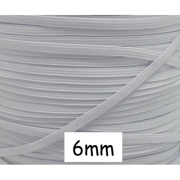 La Cuisine Des Perles 5m Elastique Plat Blanc 6mm Souple - Tresse Élastique 6mm - Ruban Élastique Blanc 1 La Cuisine Des Perles 5m Elastique Plat Blanc 6mm Souple - Tresse Élastique 6mm - Ruban Élastique Blanc
