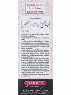 6 Bâtons De Cire à Cacheter Pour Pistolet à Cire - Aubergine - Herbin -V-Zug shop 6 batons de cire a cacheter pour pistolet a cire aubergine herbin p 3