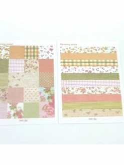 La Cuisine Des Perles 6 Planches D'étiquettes Adhésives, Stickers Vintage Embellissement Scrapbooking Motif Fleurs, Carr -V-Zug shop 6 planches detiquettes adhesives stickers vintage embellissement scrapbooking motif fleurs carr p 3