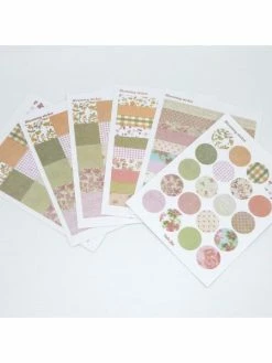 La Cuisine Des Perles 6 Planches D'étiquettes Adhésives, Stickers Vintage Embellissement Scrapbooking Motif Fleurs, Carr -V-Zug shop 6 planches detiquettes adhesives stickers vintage embellissement scrapbooking motif fleurs carr p 5