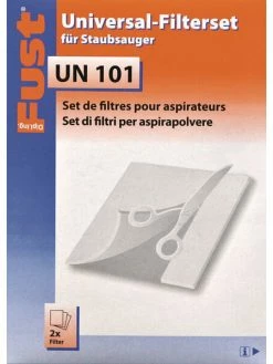 Fust UN 101 Universal-Filterset - Filtre Pour Aspirateur