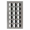 Rico Design 72 Autocollants Yeux Ronds Blanc Et Noir - 1,5 Cm