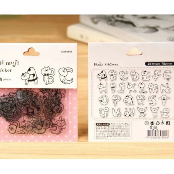 Czech Beads Exclusive 78pcs Jeu De Chat, Animal De Compagnie, Les Lettres De L'Alphabet Message Du Papier Transparent Auto 2 Czech Beads Exclusive 78pcs Jeu De Chat, Animal De Compagnie, Les Lettres De L'Alphabet Message Du Papier Transparent Auto – Image 2