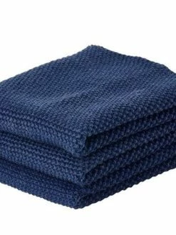 Zone Denmark Torchon à Vaisselle 27 Cm X 27 Cm, 3 Stück, Bleu Foncé - Chiffon De Nettoyage