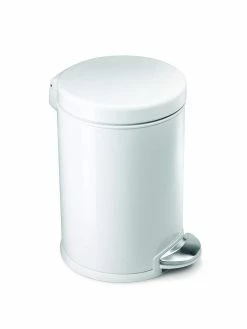 Simplehuman Poubelle à Pédale 3 L, Blanc - Poubelle à Pédale