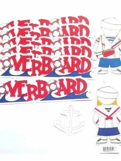 9 Découpes Marine Overboard My Mind's Eye Scrapbooking Carterie Créative