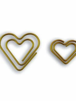 DIY 9 Trombones Cœurs - Dorés