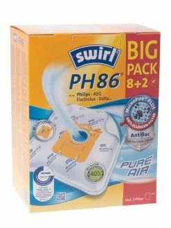 Swirl PH86 MicroPor AirSpace Paquet De 10 Sacs à Poussière - Sac à Poussière