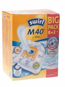 Swirl Sac Filtrant Pour Aspirateur M40 Big Pack 10 Pièce/s - Sac à Poussière
