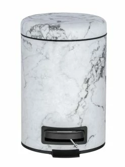 Wenko Poubelle à Pédale Onyx 3 L, Gris/Blanc - Poubelle à Pédale -V-Zug shop 951153 2 5 scaled