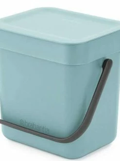 Brabantia Seau à Compost Sort & Go 3 L, Menthe - Bac à Compost
