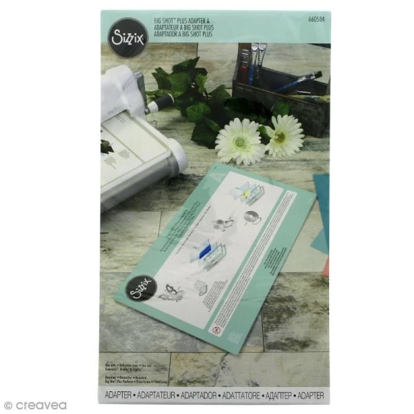 Sizzix Accessoire Pour Big Shot Plus - Adaptateur A Standard Pour Découper - 38,01 X 22,86 Cm 1 Sizzix Accessoire Pour Big Shot Plus - Adaptateur A Standard Pour Découper - 38,01 X 22,86 Cm