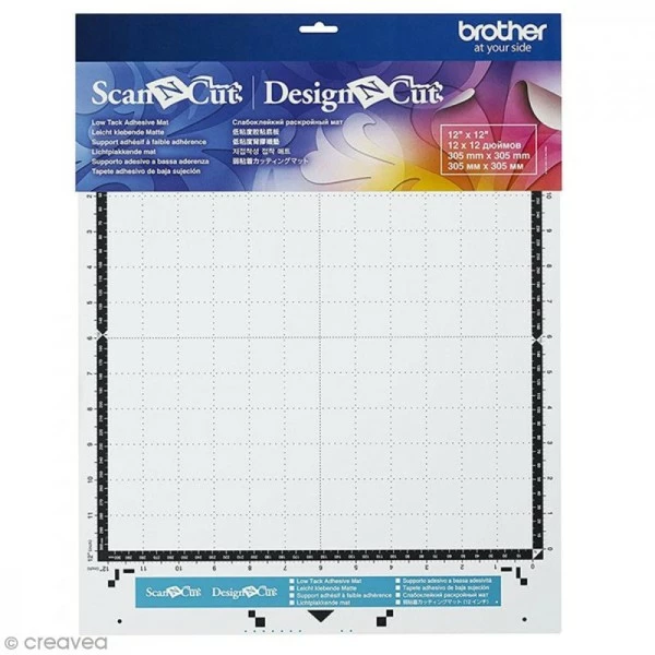 Brother Accessoire Scan'n'cut - Support Adhésif à Faible Adhérence 30,5 X 30,5 Cm 1 Brother Accessoire Scan'n'cut - Support Adhésif à Faible Adhérence 30,5 X 30,5 Cm