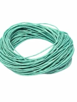 Présentoirs Pour Bijoux Accessoires Création Fil Coton Ciré 1 Mm (10 Mètres) Vert Jade