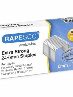 RAPESCO Agrafes En Acier "Extra Strong" 24/6