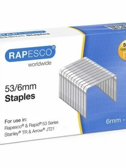 RAPESCO Agrafes Optima 53/6, Galvanisé