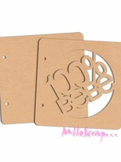 Boanita Album Bois - 100 % Bébé - 2 Pièces