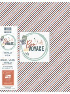 FIRST EDITION Album De Scrapbooking 30cm X 30cm Bon Voyage 1