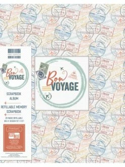 FIRST EDITION Album De Scrapbooking 30cm X 30cm Bon Voyage