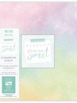 FIRST EDITION Album De Scrapbooking 30cm X 30cm Oh So Sweet Pastel