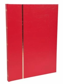Album De Timbres, 225 X 305 Mm, 48 Pages - Rouge - Exacompta