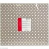 Artemio Album Photo Scrapbooking Taupe à Pois Avec Fenêtre - 31 X 35 Cm - 10 Pochettes Transparentes