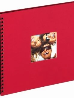 Album Photo Spirales - 30 X 30 Cm - Rouge - Walther