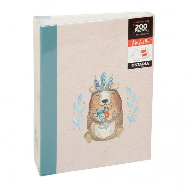 Album Photos 100 Pochettes Ostaria Motif Ourson 1 Album Photos 100 Pochettes Ostaria Motif Ourson